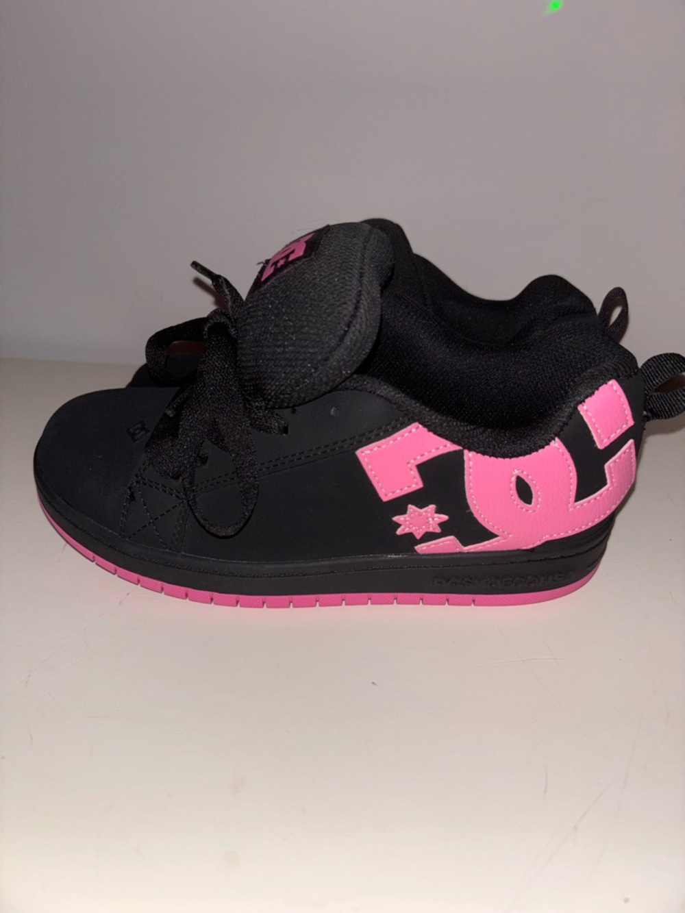 DC Black and Pink Skate Shoe - Stylish Everyday Comfort